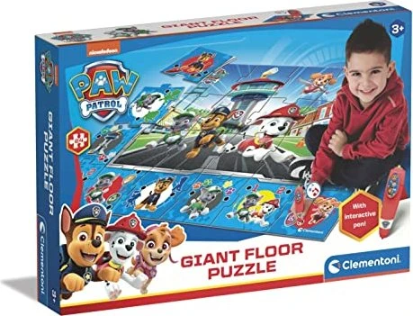 Clementoni Quiz-Puzzle Paw Patrol boy Riesen-Bodenpuzzle