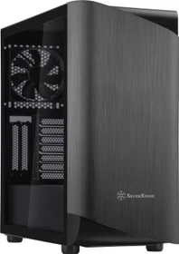 SilverStone Seta A1 Titanium, schwarz, Glasfenster (SST-SEA1TB-G)