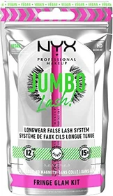 NYX Jumbo Lash! Longwear False Lash System Wimpern Kit Fringe Glam, 1 Stück