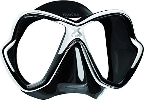 Mares X-Vision Zweiglasmaske weiß/schwarz