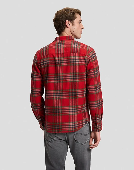 Lee Regular Leesure Hemd langarm red tartan (Herren)