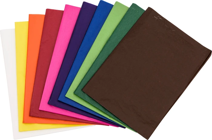 Folia Transparentpapier zitronengelb, 70x100mm, 42g/m², 25 Blatt