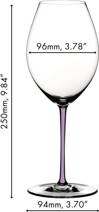 Riedel Fatto A Mano Syrah Rotweinglas violett