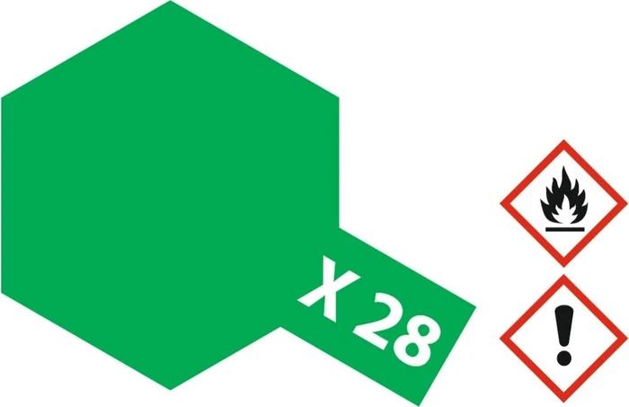 Tamiya Acrylic Paint X-28 park green, 23ml