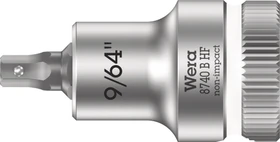 Wera 8740 B HF Zyklop Innensechskant Steckschlüssel 3/8" zöllig, 9/64"x35mm