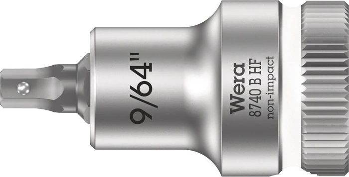 Wera 8740 B HF Zyklop Innensechskant Steckschlüssel 3/8" zöllig, 9/64"x35mm
