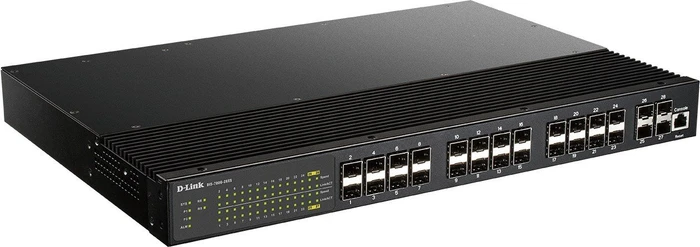 D-Link DIS-700G Industrial Rackmount Gigabit Managed Switch, 24x RJ-45, 4x SFP+
