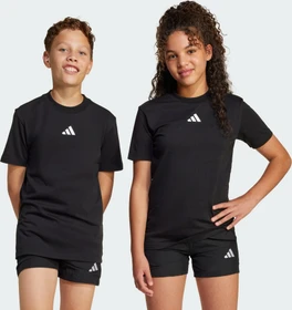 adidas Essentials T-Shirt kurzarm schwarz/weiß (Junior)