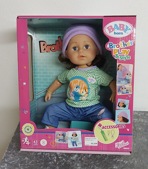 Zapf creation BABY born Puppe - Brother