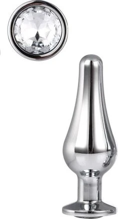 Dream Toys Gleaming Love Pleasure Plug small silver