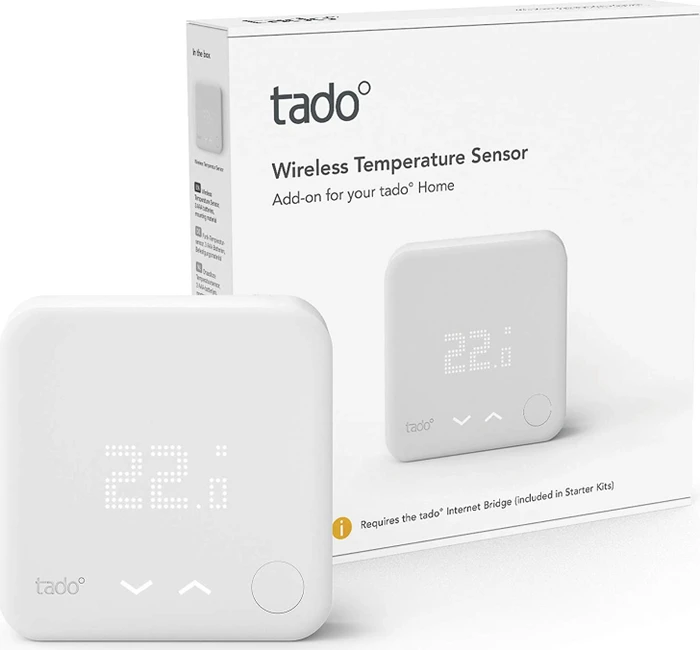 tado Funk-Temperatursensor, Heizungssteuerung, 2er-Pack