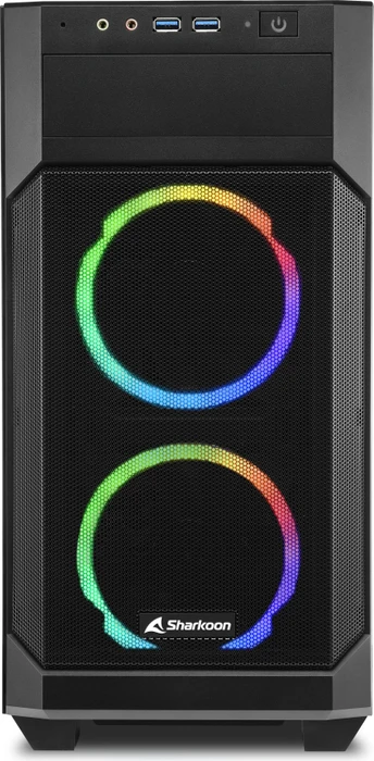 Sharkoon V1000 RGB, Glasfenster