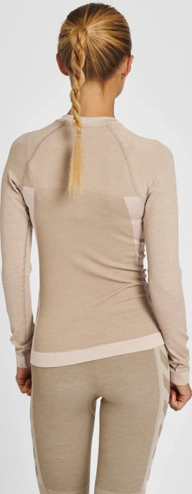 hummel CEA Seamless Tight Funktionsshirt langarm chateau grey (Damen)