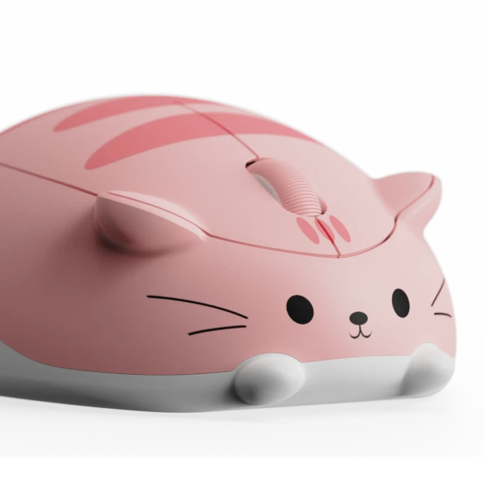 Akko x Waigua Cat Theme Wireless Mouse, Pink Angie, USB