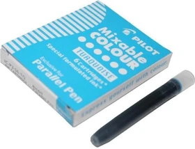 Pilot Patrone Parallel Pen Standard-Tintenpatrone türkis, 6er-Pack