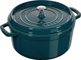 Zwilling Staub Cocotte Schmortopf rund 26cm 5.2l grün
