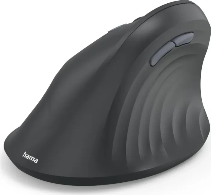 Hama EWM-600L Ergonomic Vertical Mouse, schwarz, Linkshänder, USB/Bluetooth