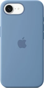 Apple Silikon Case für iPhone 16e winterblau