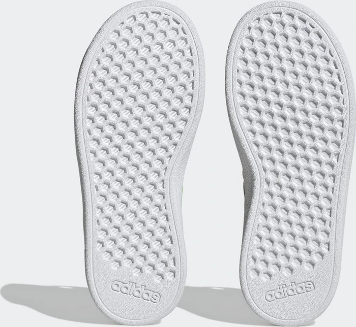 adidas Grand Court Court Elastic Lace and Top Strap cloud white/pulse mint/beam pink (Junior)