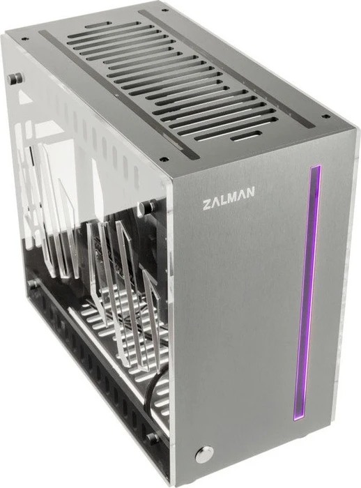Zalman Z-Machine 300, silber, Acrylfenster, Mini-ITX