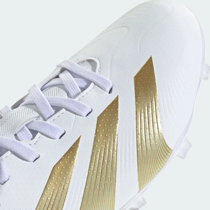 adidas Predator League FG cloud white/gold metallic/sandy beige met (Junior)