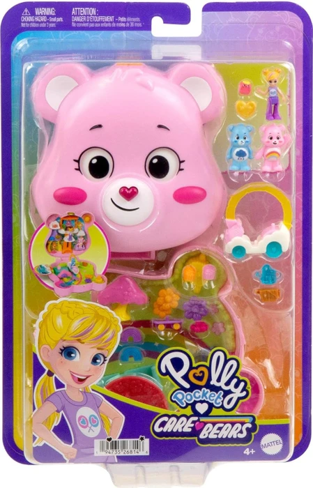 Mattel Polly Pocket - Glücksbärchi Spielset Schatulle