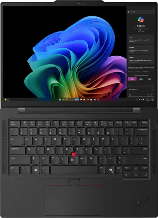 Lenovo ThinkPad T14s G6 (Qualcomm), Black, Snapdragon X Elite - X1E-78-100, 32GB RAM, 1TB SSD, DE