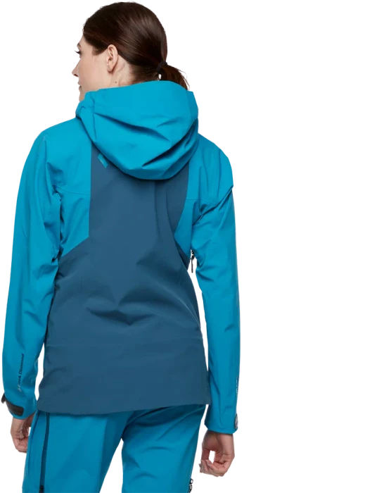 Black Diamond Recon Stretch Ski Shell Skijacke azul/azurite (Damen)