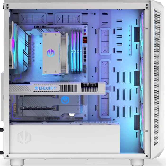 Endorfy Arx 700 ARGB White, Glasfenster