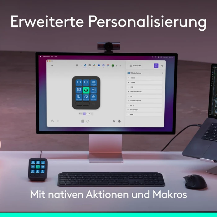 Logitech MX Keypad, grafit, USB-C