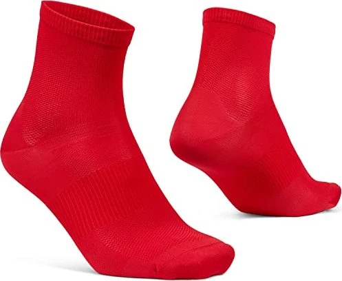 GripGrab Airflow Lightweight Short Fahrradsocken rot