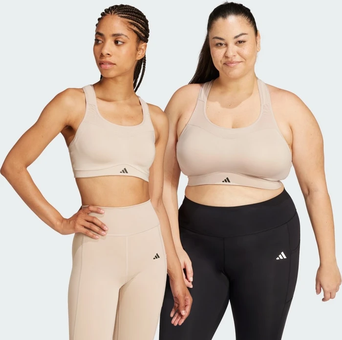 adidas TLRD Impact Training High Support Sport-BH wonder beige (Damen)