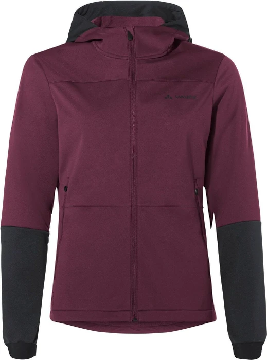 Vaude Qimsa Hooded Softshell Fahrradjacke cassis uni (Damen)
