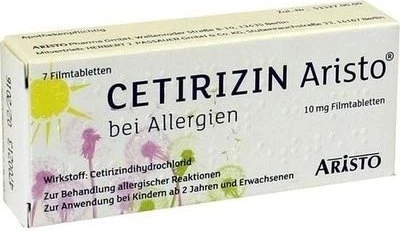 Cetirizin Aristo Filmtabletten, 7 Stück