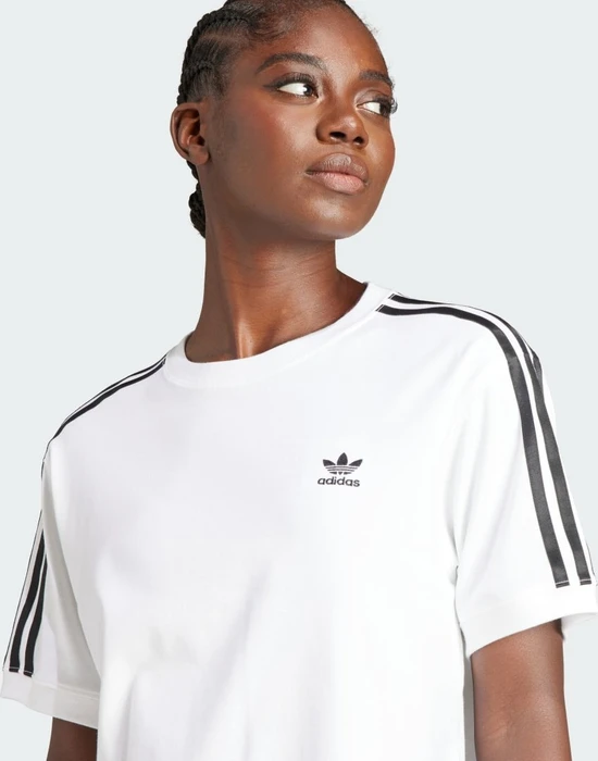 adidas 3-Streifen T-Shirt kurzarm weiß (Damen)