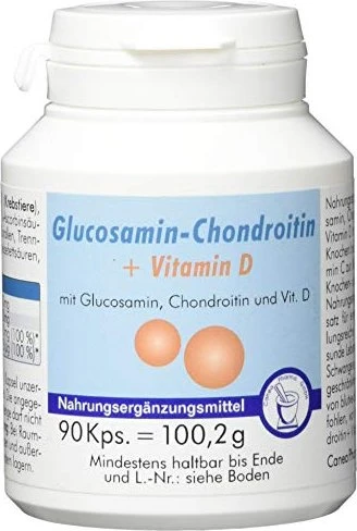 GLUCOSAMIN-CHONDROITIN+Vitamin D Kapseln 90 St.