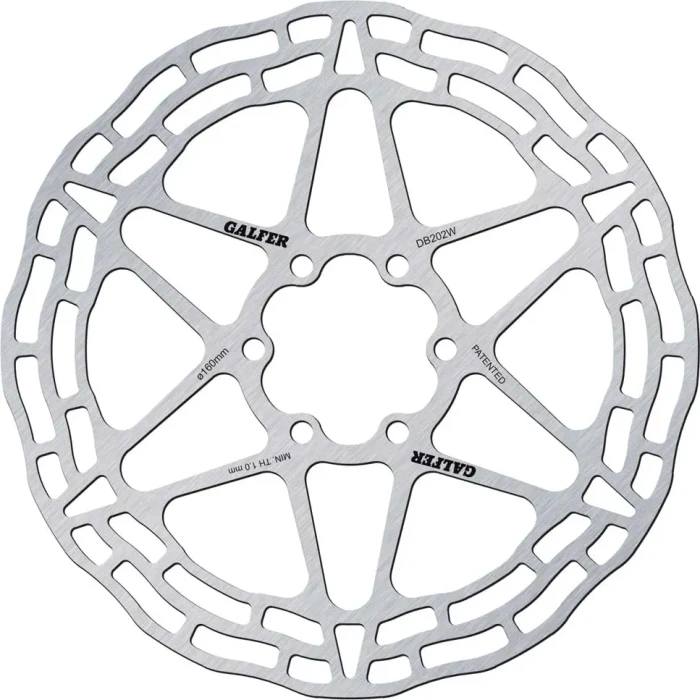 Galfer Fixed Disc Wave Trial 6-Loch 1.8mm Bremsscheibe 160mm silber