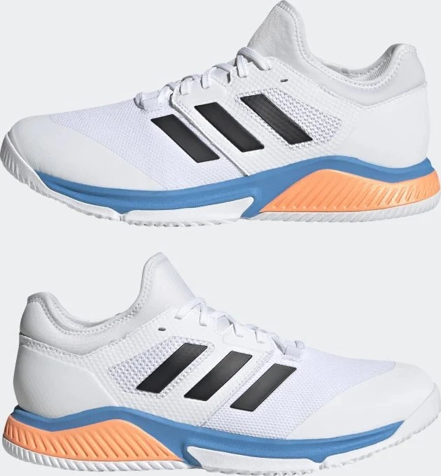 adidas Court Team Bounce cloud white/core black/pulse blue (Herren)