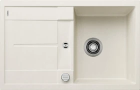 Blanco Metra 45 S Becken reversibel mit Ablauffernbedienung softweiß