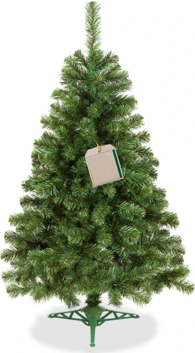 Springos Künstlicher Weihnachtsbaum Tanne grün, 120cm