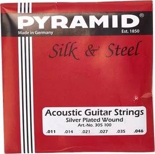 Pyramid Acoustic Silver Plated Slik & Steel