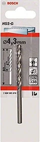 Bosch Professional HSS-G Spiralbohrer, 4.3x47x80mm, 1 Stück