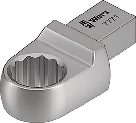 Wera 7771 Einsteck-Ringschlüssel 9x12mm, 19mm