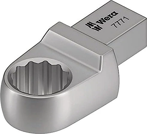 Wera 7771 Einsteck-Ringschlüssel 9x12mm, 19mm