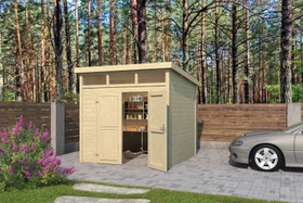 Lasita Maja Kibo 3 Gartenhaus natur