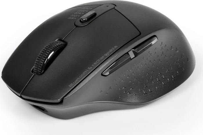 Port Designs Wireless Rechargeable Office Mouse, USB/Bluetooth