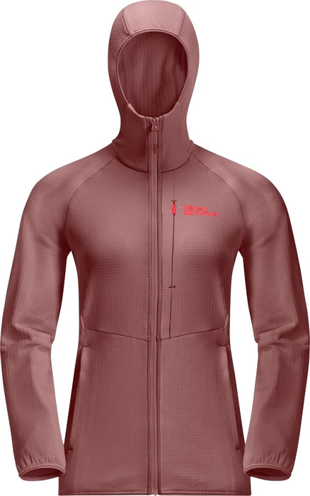 Jack Wolfskin Kolbenberg Hooded FZ Jacke mineral red (Damen)
