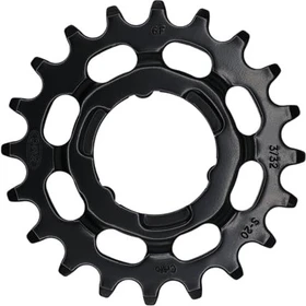 KMC Steck-Zahnkranz 20 Zähne für Shimano schmal schwarz
