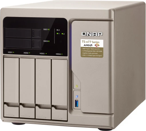 QNAP Turbo Station TS-677-1600-64G, 64GB RAM, 4x RJ-45 1000Base-T, 1x USB-C 3.1
