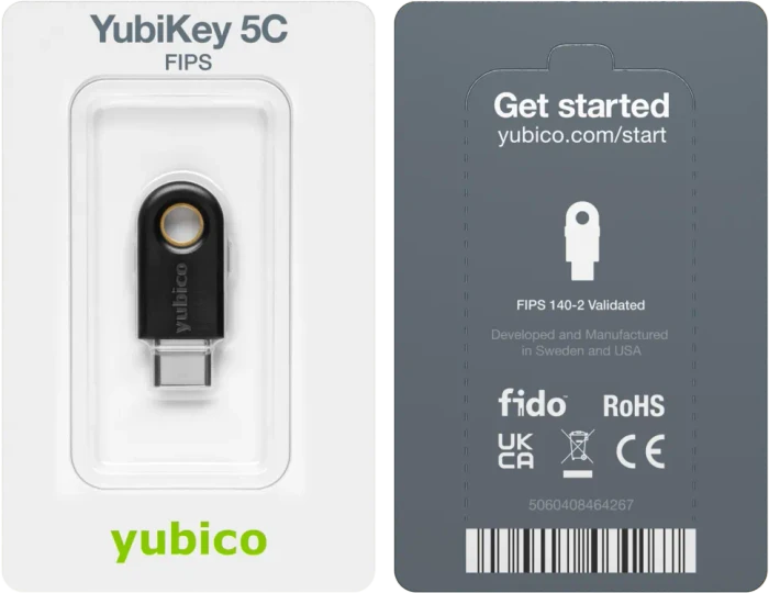 Yubico YubiKey 5C FIPS, USB-C, 1 Stück